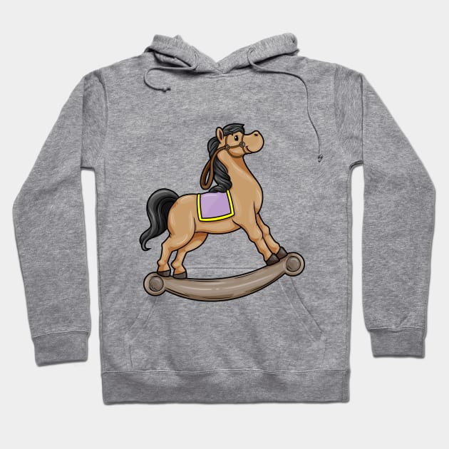 Rocking horse Hoodie by Markus Schnabel